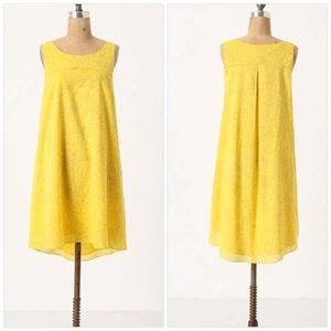 Anthropologie Yellow HD in Paris dress size 4